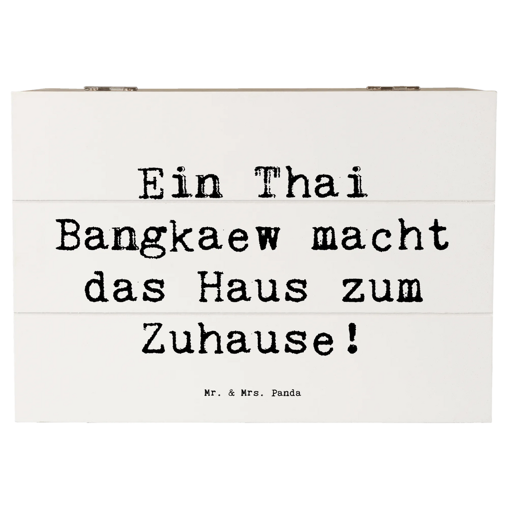 Holzkiste Spruch Thai Bangkaew Zuhause Aufbewahrungsbox, Erinnerungsbox, Geschenkdose, Dekokiste, XXL, Erinnerungskiste, Geschenkbox, Holzkiste, Schatzkiste, Schatulle, Truhe, Kiste, Hund, Hunderasse, Rassehund, Hundebesitzer, Geschenk, Tierfreund, Schenken, Welpe