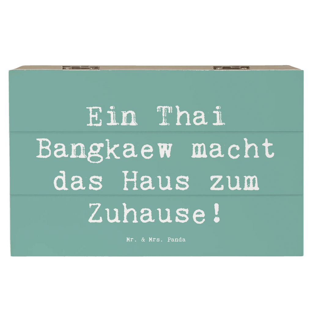 Holzkiste Spruch Thai Bangkaew Zuhause Aufbewahrungsbox, Erinnerungsbox, Geschenkdose, Dekokiste, XXL, Erinnerungskiste, Geschenkbox, Holzkiste, Schatzkiste, Schatulle, Truhe, Kiste, Hund, Hunderasse, Rassehund, Hundebesitzer, Geschenk, Tierfreund, Schenken, Welpe