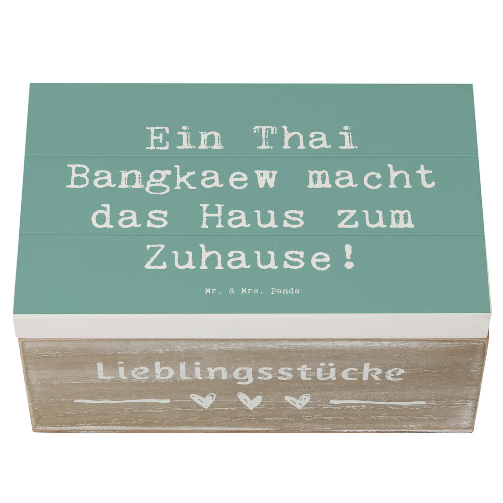 Holzkiste Spruch Thai Bangkaew Zuhause Aufbewahrungsbox, Erinnerungsbox, Geschenkdose, Dekokiste, XXL, Erinnerungskiste, Geschenkbox, Holzkiste, Schatzkiste, Schatulle, Truhe, Kiste, Hund, Hunderasse, Rassehund, Hundebesitzer, Geschenk, Tierfreund, Schenken, Welpe