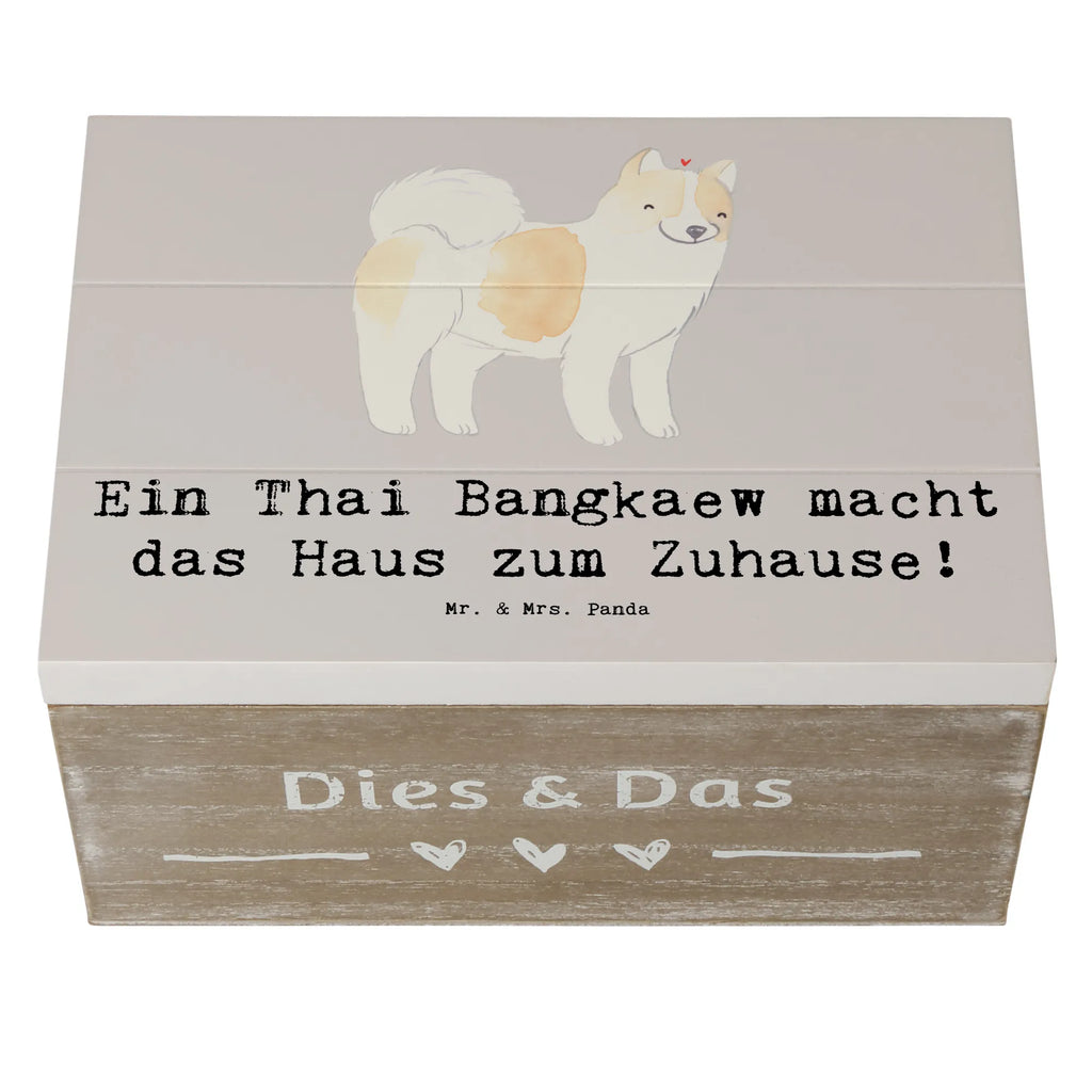 Wooden chest Ein Thai Bangkaew macht das Haus zum Zuhause! Schatzkiste, XXL, Holzkiste, Kiste, Truhe, Erinnerungsbox, Geschenkbox, Erinnerungskiste, Schatulle, Aufbewahrungsbox, Dekokiste, Geschenkdose, Hund, Hunderasse, Rassehund, Hundebesitzer, Geschenk, Tierfreund, Schenken, Welpe