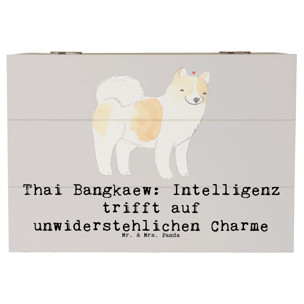 Holzkiste Thai Bangkaew Charme Schatulle, Dekokiste, Geschenkdose, Erinnerungskiste, Geschenkbox, Kiste, Truhe, Schatzkiste, Aufbewahrungsbox, Erinnerungsbox, Holzkiste, XXL, Hund, Hunderasse, Rassehund, Hundebesitzer, Geschenk, Tierfreund, Schenken, Welpe