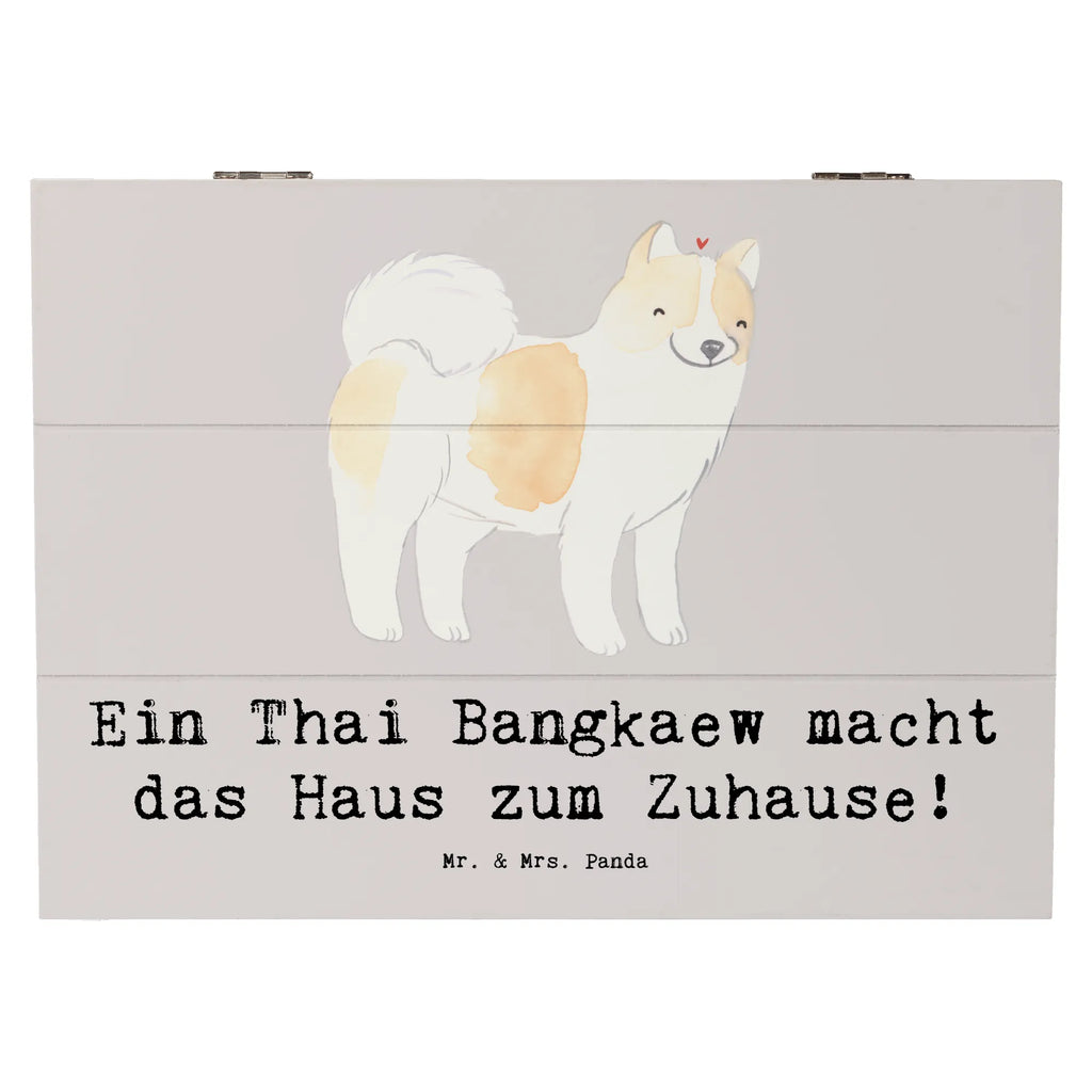 Wooden chest Ein Thai Bangkaew macht das Haus zum Zuhause! Schatzkiste, XXL, Holzkiste, Kiste, Truhe, Erinnerungsbox, Geschenkbox, Erinnerungskiste, Schatulle, Aufbewahrungsbox, Dekokiste, Geschenkdose, Hund, Hunderasse, Rassehund, Hundebesitzer, Geschenk, Tierfreund, Schenken, Welpe