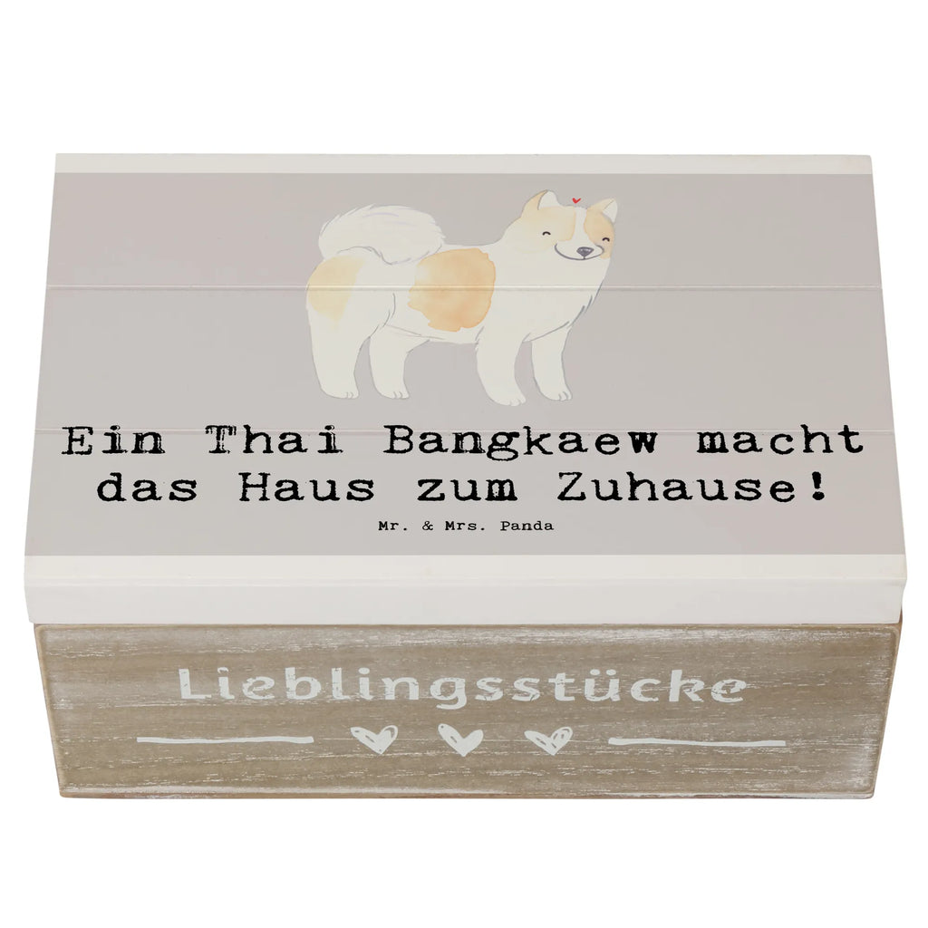 Wooden chest Ein Thai Bangkaew macht das Haus zum Zuhause! Schatzkiste, XXL, Holzkiste, Kiste, Truhe, Erinnerungsbox, Geschenkbox, Erinnerungskiste, Schatulle, Aufbewahrungsbox, Dekokiste, Geschenkdose, Hund, Hunderasse, Rassehund, Hundebesitzer, Geschenk, Tierfreund, Schenken, Welpe