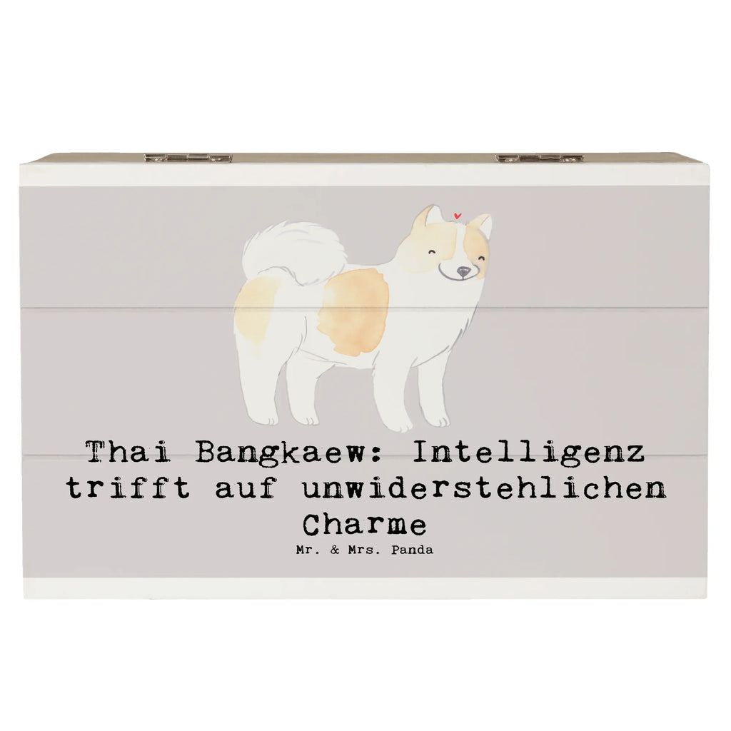 Holzkiste Thai Bangkaew Charme Schatulle, Dekokiste, Geschenkdose, Erinnerungskiste, Geschenkbox, Kiste, Truhe, Schatzkiste, Aufbewahrungsbox, Erinnerungsbox, Holzkiste, XXL, Hund, Hunderasse, Rassehund, Hundebesitzer, Geschenk, Tierfreund, Schenken, Welpe