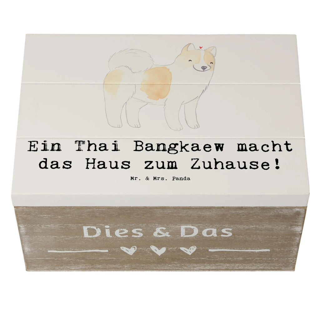 Wooden chest Ein Thai Bangkaew macht das Haus zum Zuhause! Schatzkiste, XXL, Holzkiste, Kiste, Truhe, Erinnerungsbox, Geschenkbox, Erinnerungskiste, Schatulle, Aufbewahrungsbox, Dekokiste, Geschenkdose, Hund, Hunderasse, Rassehund, Hundebesitzer, Geschenk, Tierfreund, Schenken, Welpe