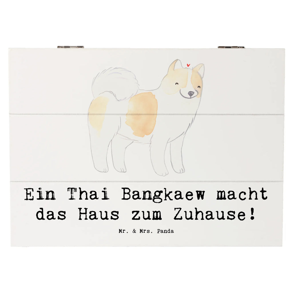 Wooden chest Ein Thai Bangkaew macht das Haus zum Zuhause! Schatzkiste, XXL, Holzkiste, Kiste, Truhe, Erinnerungsbox, Geschenkbox, Erinnerungskiste, Schatulle, Aufbewahrungsbox, Dekokiste, Geschenkdose, Hund, Hunderasse, Rassehund, Hundebesitzer, Geschenk, Tierfreund, Schenken, Welpe