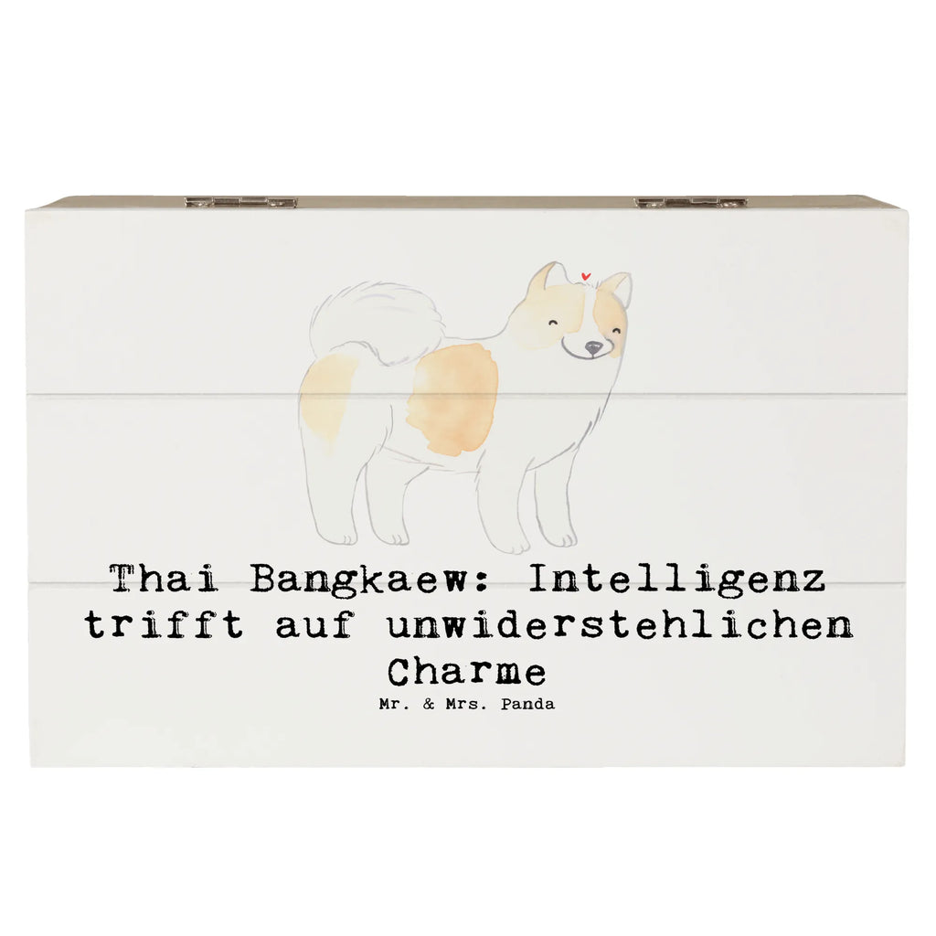 Holzkiste Thai Bangkaew Charme Schatulle, Dekokiste, Geschenkdose, Erinnerungskiste, Geschenkbox, Kiste, Truhe, Schatzkiste, Aufbewahrungsbox, Erinnerungsbox, Holzkiste, XXL, Hund, Hunderasse, Rassehund, Hundebesitzer, Geschenk, Tierfreund, Schenken, Welpe