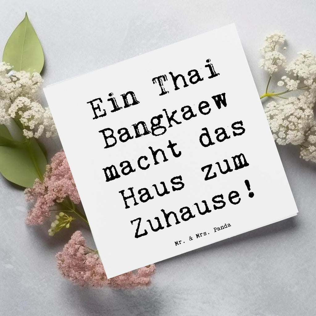 Deluxe Karte Spruch Thai Bangkaew Zuhause Hochzeitskarte, Grußkarte, Karte, Hochwertige Klappkarte, Geburtstagskarte, Hochwertige Grußkarte, Klappkarte, Glückwunschkarte, Einladungskarte, Hund, Hunderasse, Rassehund, Hundebesitzer, Geschenk, Tierfreund, Schenken, Welpe