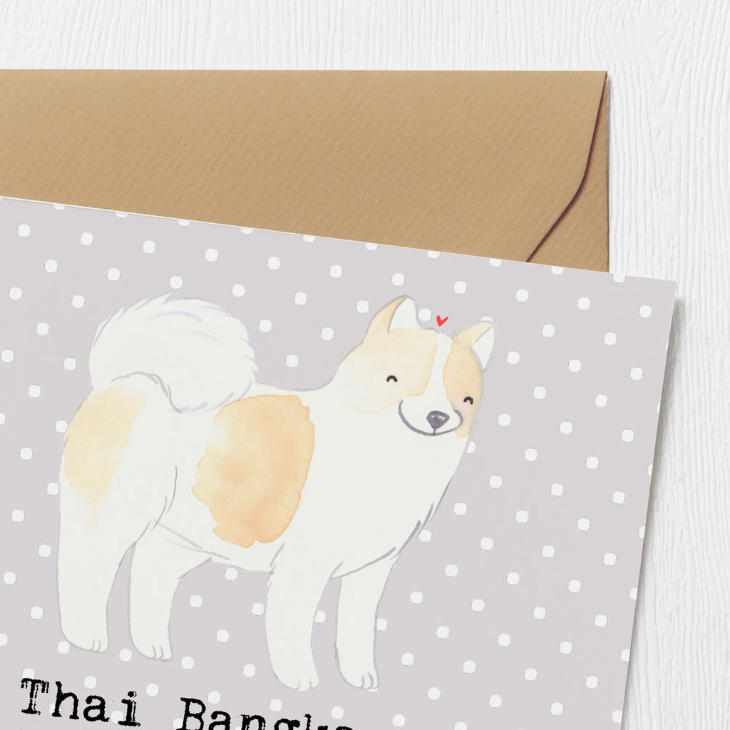 Deluxe Karte Thai Bangkaew Charme Hochwertige Klappkarte, Karte, Klappkarte, Grußkarte, Einladungskarte, Hochwertige Grußkarte, Glückwunschkarte, Geburtstagskarte, Hochzeitskarte, Hund, Hunderasse, Rassehund, Hundebesitzer, Geschenk, Tierfreund, Schenken, Welpe