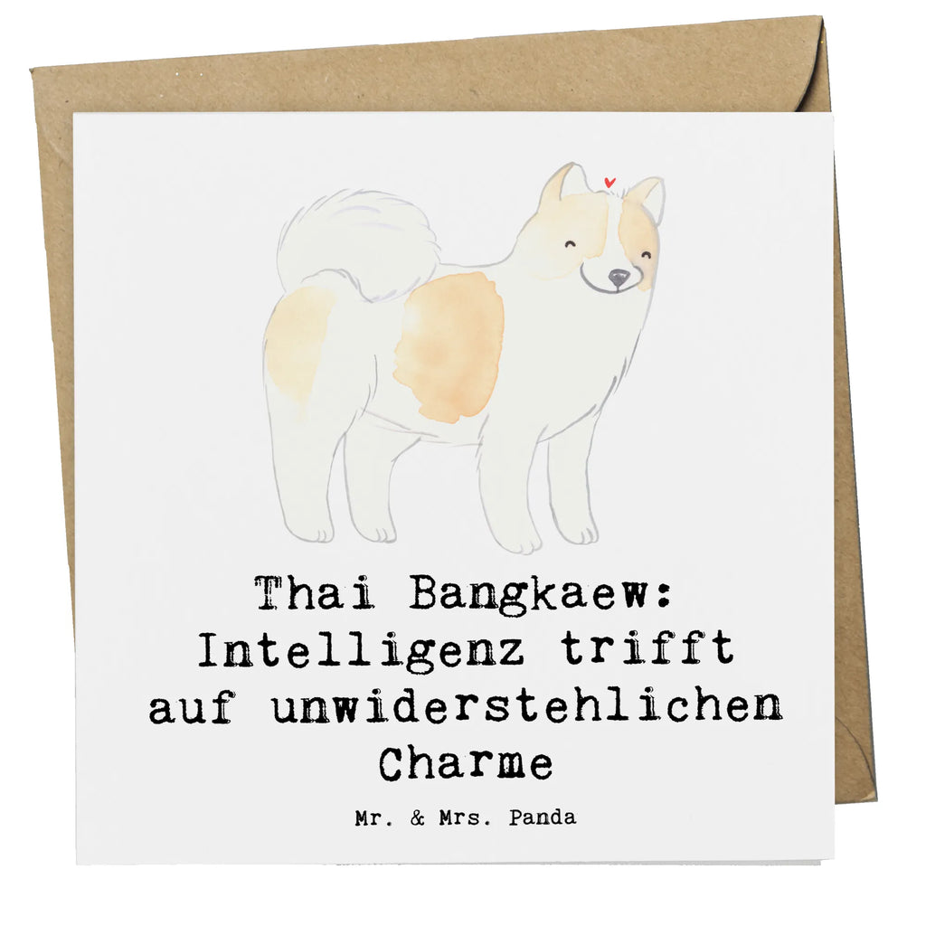 Deluxe Karte Thai Bangkaew Charme Hochwertige Klappkarte, Karte, Klappkarte, Grußkarte, Einladungskarte, Hochwertige Grußkarte, Glückwunschkarte, Geburtstagskarte, Hochzeitskarte, Hund, Hunderasse, Rassehund, Hundebesitzer, Geschenk, Tierfreund, Schenken, Welpe