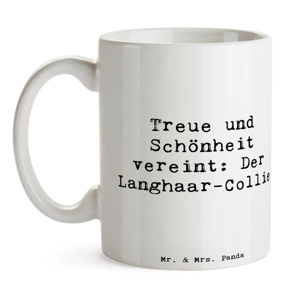 Tasse Spruch Langhaar Collie Porzellantasse, Geschenktasse, Tasse mit Motiven, Teetasse, Bürotasse, Tasse mit Zitaten, Tasse, Keramiktasse, Kaffeetasse, Hund, Hunderasse, Rassehund, Hundebesitzer, Geschenk, Tierfreund, Schenken, Welpe