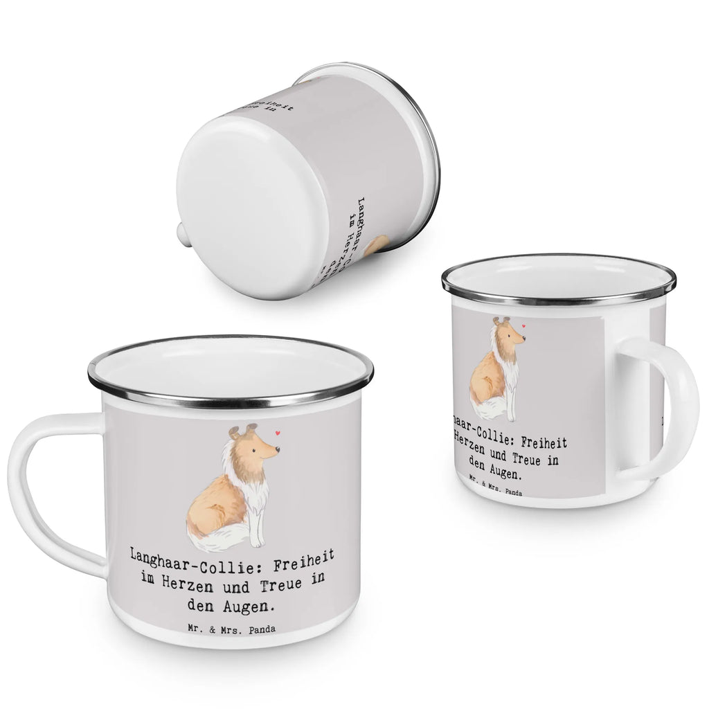 Enamel camping mug Langhaar-Collie: Freiheit im Herzen und Treue in den Augen. Metall Tasse, Tasse Emaille, Emaille Becher, Metalltasse für Camping, Emaille Campingbecher, Outdoor Becher, Camping Tasse Metall, Edelstahl Trinkbecher, Outdoor Tasse, Blechtasse Outdoor, Camping Tasse Emaille, Emaille Becher Camping, Emailletasse, Campingbecher, Metalltasse, Tasse Camping, Emaille Tasse, Camping Tassen Emaille, Emaille Tasse Camping, Camping Becher, Blechtassen, Camping Becher Edelstahl, Blechtasse, Camping Tassen, Trinkbecher, Campingtassen, Emaille Tassen, Kaffee Blechtasse, Campingtasse, Emaille Trinkbecher, Hund, Hunderasse, Rassehund, Hundebesitzer, Geschenk, Tierfreund, Schenken, Welpe