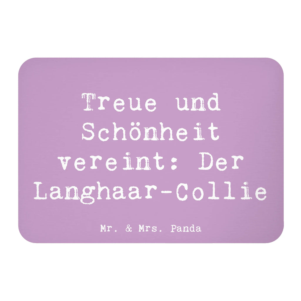 Magnet Saying Treue und Schönheit vereint: Der Langhaar-Collie Kühlschrank Dekoration, Pinnwandmagnet, Notiz Magnet, Whiteboard Magnet, Kühlschrankmagnet, Dekomagnet, Souvenir Magnet, Motivmagnete, Hund, Hunderasse, Rassehund, Hundebesitzer, Geschenk, Tierfreund, Schenken, Welpe