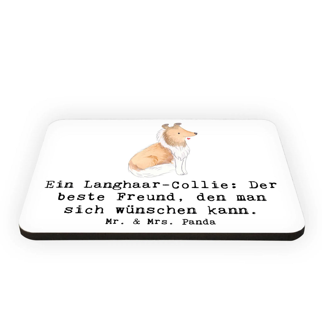 Magnet Ein Langhaar-Collie: Der beste Freund, den man sich wünschen kann. Notiz Magnet, Dekomagnet, Kühlschrankmagnet, Souvenir Magnet, Motivmagnete, Whiteboard Magnet, Pinnwandmagnet, Kühlschrank Dekoration, Hund, Hunderasse, Rassehund, Hundebesitzer, Geschenk, Tierfreund, Schenken, Welpe