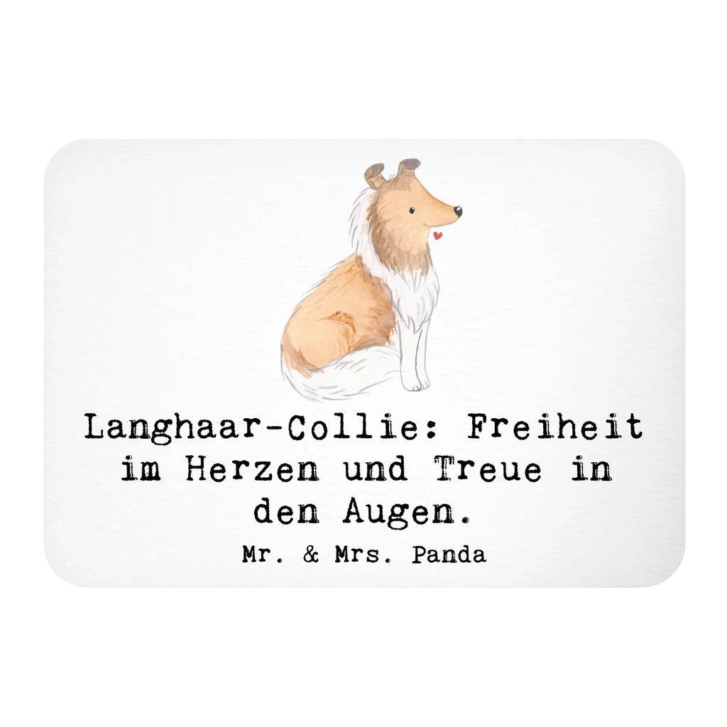 Magnet Langhaar Collie Treue Souvenir Magnet, Pinnwandmagnet, Kühlschrankmagnet, Whiteboard Magnet, Kühlschrank Dekoration, Notiz Magnet, Motivmagnete, Dekomagnet, Hund, Hunderasse, Rassehund, Hundebesitzer, Geschenk, Tierfreund, Schenken, Welpe