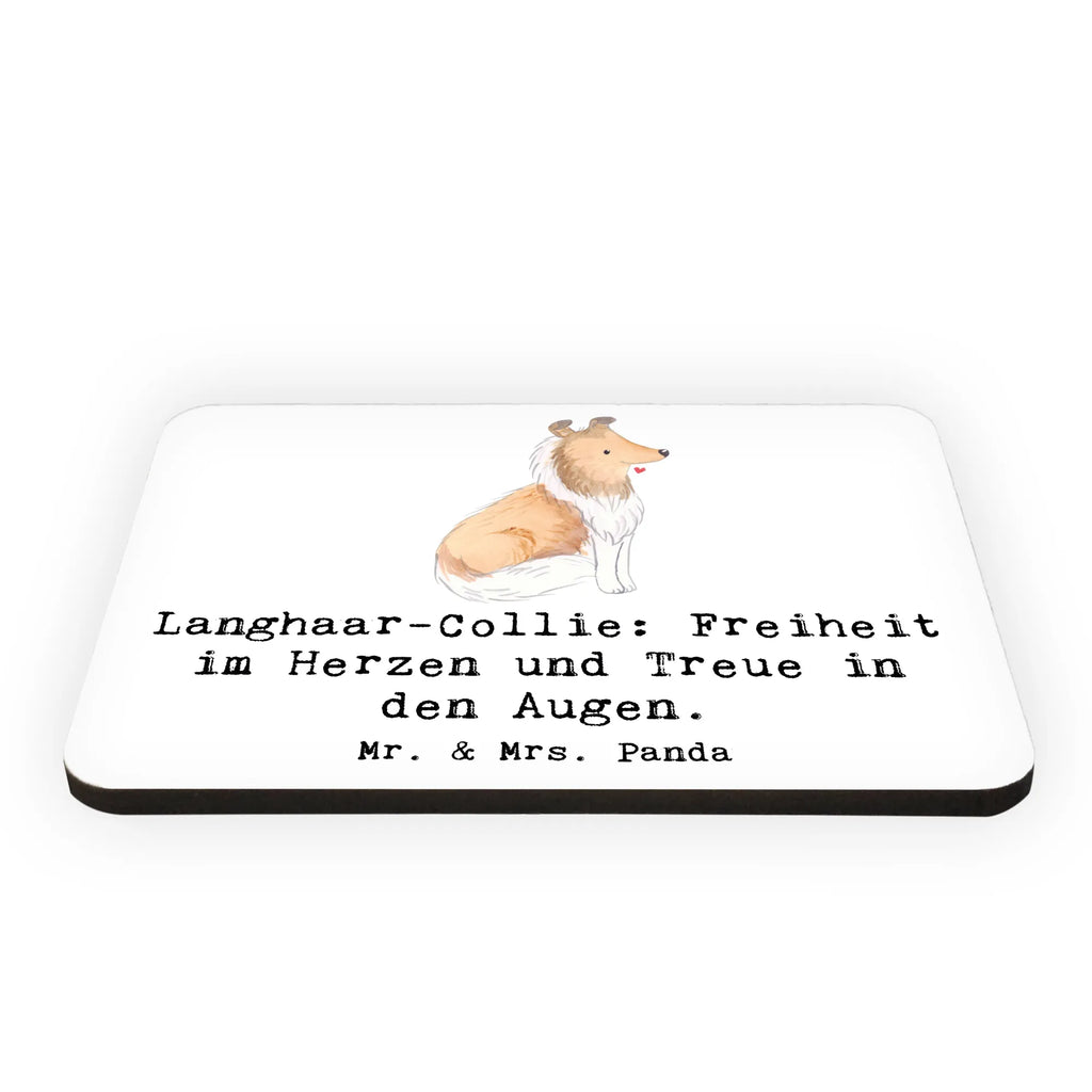 Magnet Langhaar Collie Treue Souvenir Magnet, Pinnwandmagnet, Kühlschrankmagnet, Whiteboard Magnet, Kühlschrank Dekoration, Notiz Magnet, Motivmagnete, Dekomagnet, Hund, Hunderasse, Rassehund, Hundebesitzer, Geschenk, Tierfreund, Schenken, Welpe