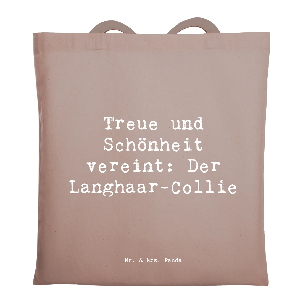 Tragetasche Spruch Langhaar Collie Stofftasche, Laptoptasche, Einkaufstasche, Shopper, Schultertasche, Tragetasche, Beuteltasche, Beutel, Jutebeutel, Strandtasche, Umhängetasche, Stoffbeutel, Tasche, Jutetasche, Einkaufstüte, Badetasche, Hund, Hunderasse, Rassehund, Hundebesitzer, Geschenk, Tierfreund, Schenken, Welpe
