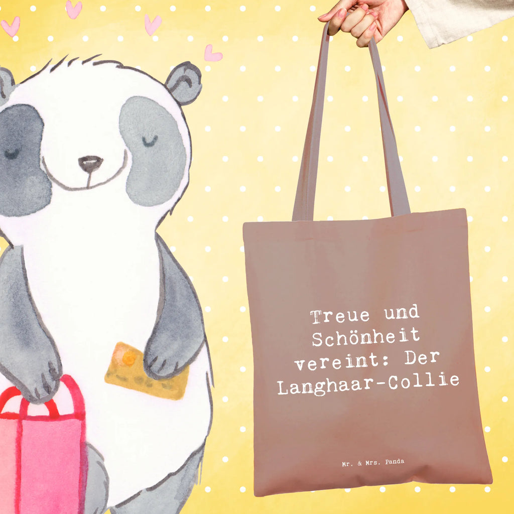 Tragetasche Spruch Langhaar Collie Stofftasche, Laptoptasche, Einkaufstasche, Shopper, Schultertasche, Tragetasche, Beuteltasche, Beutel, Jutebeutel, Strandtasche, Umhängetasche, Stoffbeutel, Tasche, Jutetasche, Einkaufstüte, Badetasche, Hund, Hunderasse, Rassehund, Hundebesitzer, Geschenk, Tierfreund, Schenken, Welpe
