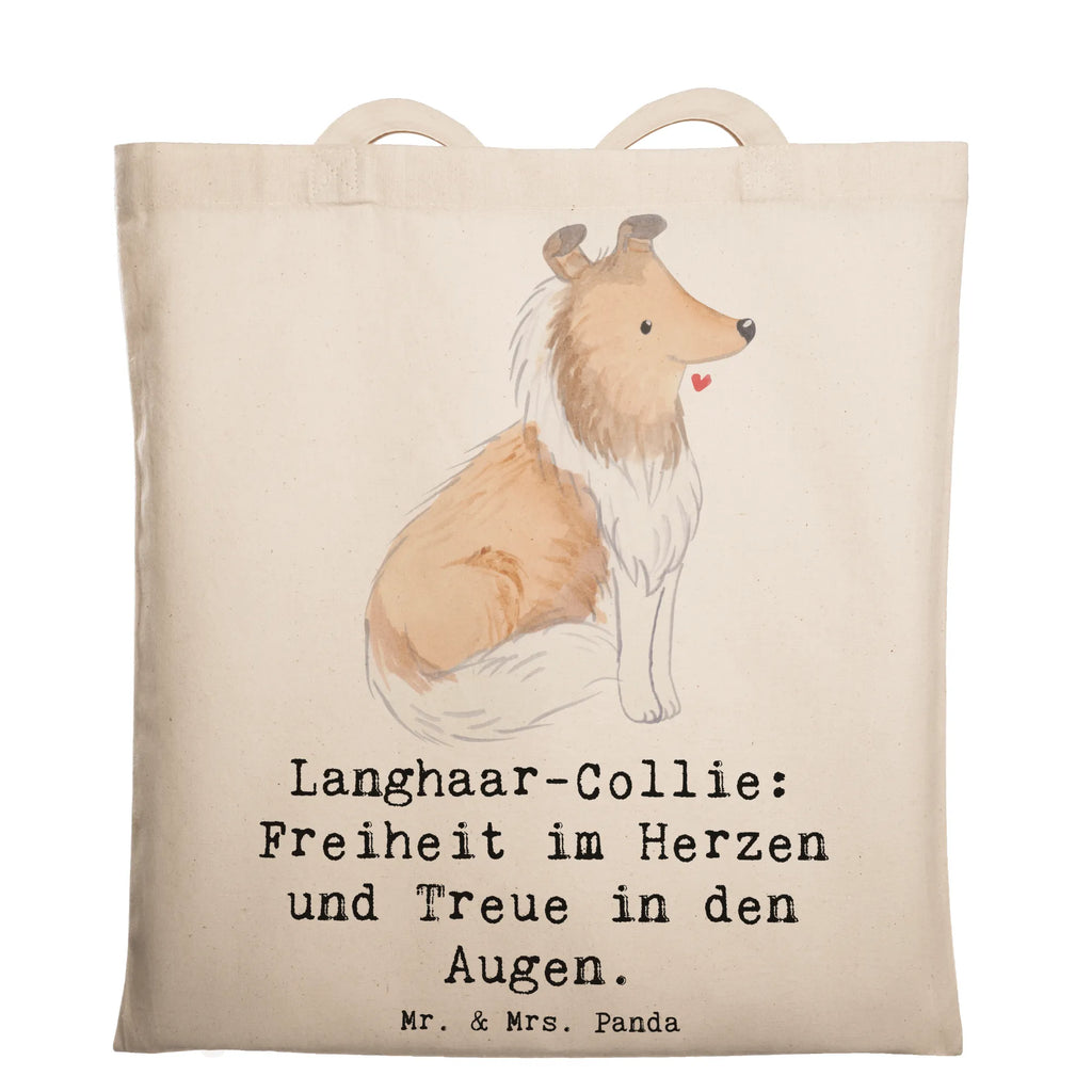 Tragetasche Langhaar Collie Treue Stofftasche, Shopper, Schultertasche, Einkaufstasche, Beuteltasche, Beutel, Laptoptasche, Einkaufstüte, Badetasche, Umhängetasche, Stoffbeutel, Jutebeutel, Tragetasche, Tasche, Strandtasche, Jutetasche, Hund, Hunderasse, Rassehund, Hundebesitzer, Geschenk, Tierfreund, Schenken, Welpe
