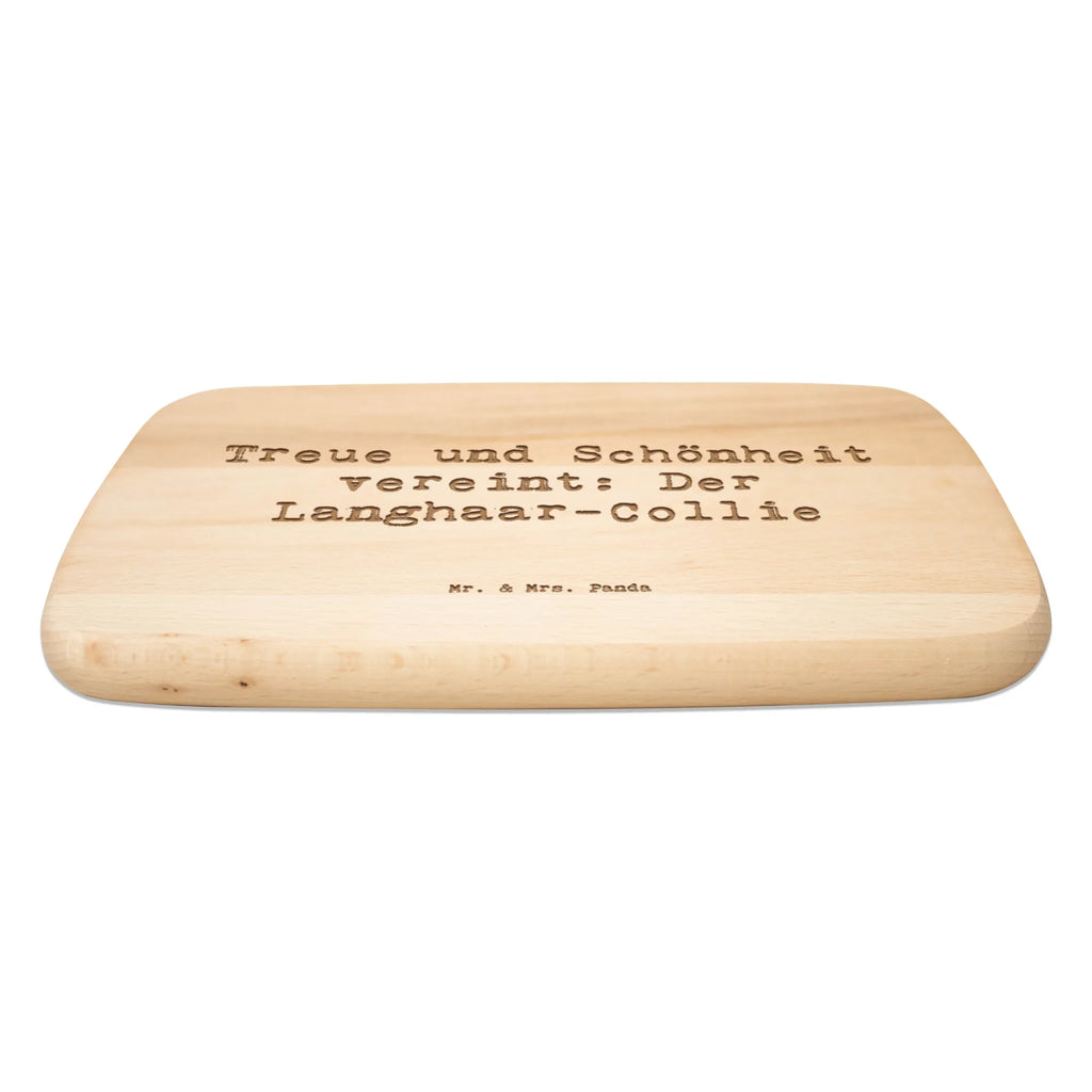 Serving board Saying Treue und Schönheit vereint: Der Langhaar-Collie breakfast board, Board, cutting board, Dog, dog breed, purebred dog, dog owner, gift, animal lover, giving, puppy