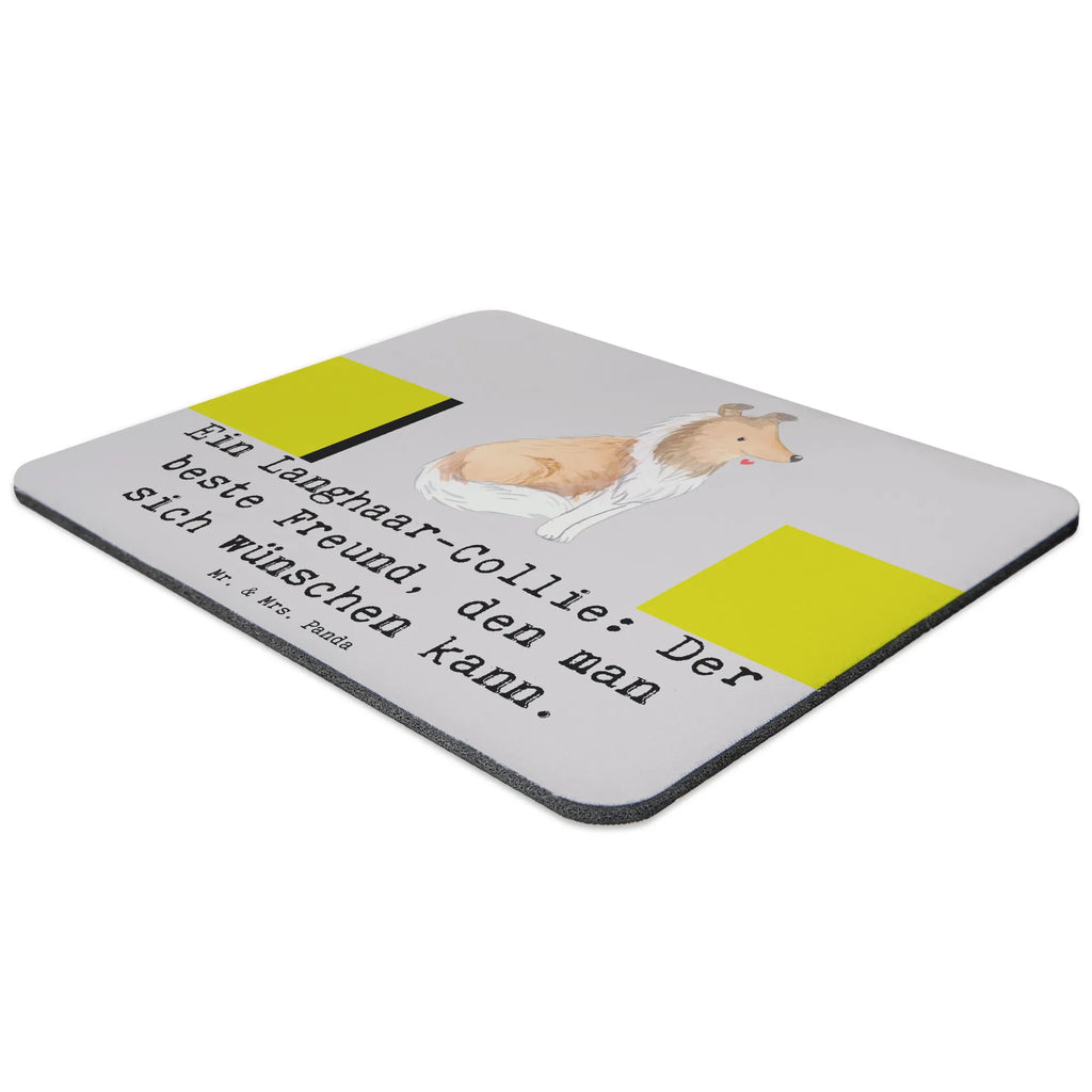 Mouse mat Ein Langhaar-Collie: Der beste Freund, den man sich wünschen kann. Designer Mauspad, PC Zubehör, Computer zubehör, Mousepad, Büroausstattung, Einzigartiges Mauspad, Arbeitszimmer, Mauspad Büro, Mausunterlage, Mauspad, Hund, Hunderasse, Rassehund, Hundebesitzer, Geschenk, Tierfreund, Schenken, Welpe