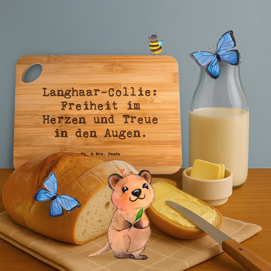 Holzbrett Spruch Langhaar Collie Treue Holzbrett, Frühstücksbrett, Küchenbrett, Servierbrett, Brett, Holzbrettchen, Hackbrett, Schneidebrett, Hund, Hunderasse, Rassehund, Hundebesitzer, Geschenk, Tierfreund, Schenken, Welpe