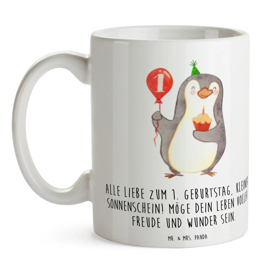 Tasse 1. Geburtstag Sonnenschein Bürotasse, Keramiktasse, Porzellantasse, Teetasse, Tasse mit Motiven, Geschenktasse, Tasse mit Zitaten, Kaffeetasse, Tasse, Geburtstag, Geburtstagsgeschenk, Geschenk