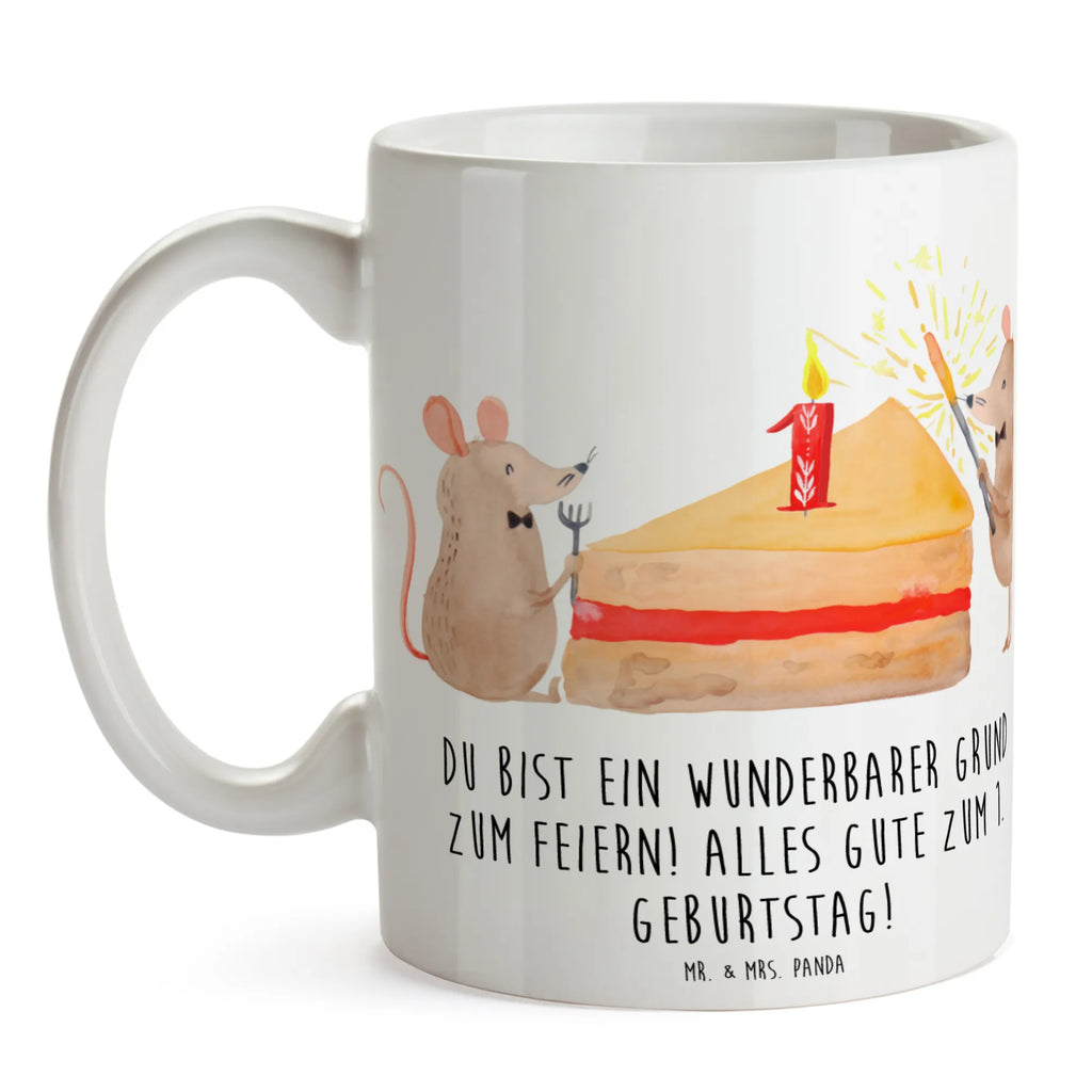 Tasse 1. Geburtstag Feiern Tasse, Kaffeetasse, Tasse mit Motiven, Porzellantasse, Teetasse, Tasse mit Zitaten, Geschenktasse, Keramiktasse, Bürotasse, Geburtstag, Geburtstagsgeschenk, Geschenk
