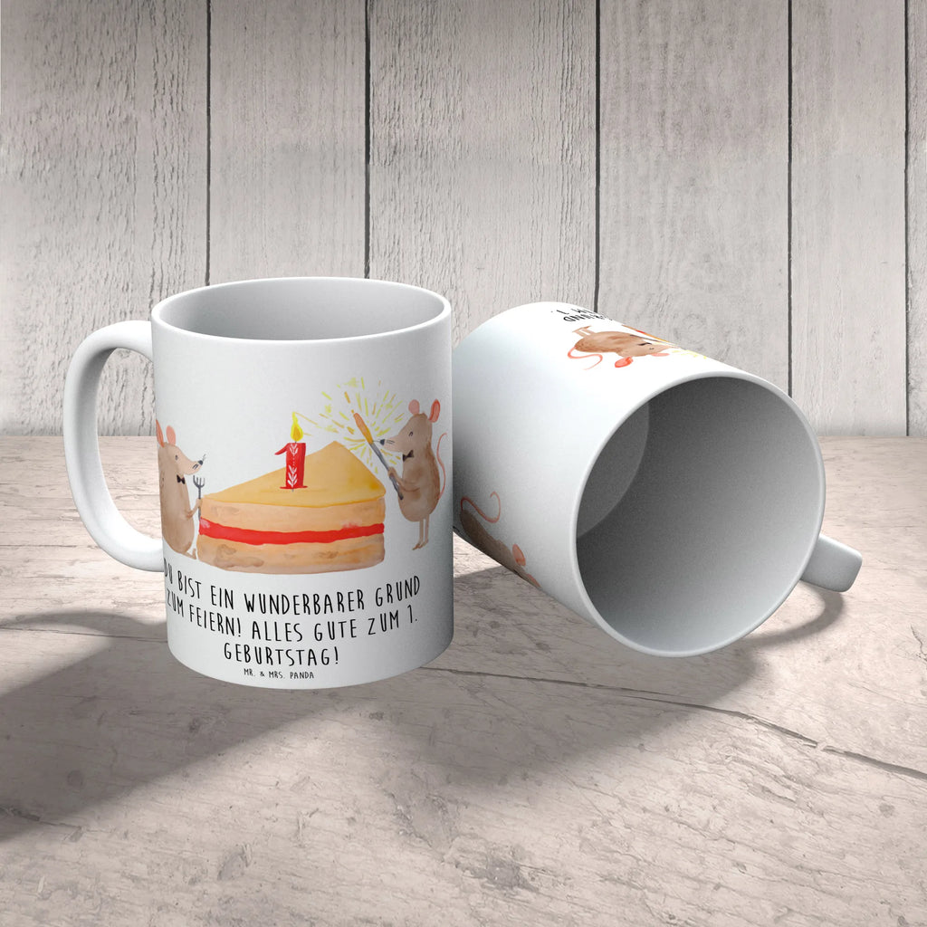 Tasse 1. Geburtstag Feiern Tasse, Kaffeetasse, Tasse mit Motiven, Porzellantasse, Teetasse, Tasse mit Zitaten, Geschenktasse, Keramiktasse, Bürotasse, Geburtstag, Geburtstagsgeschenk, Geschenk