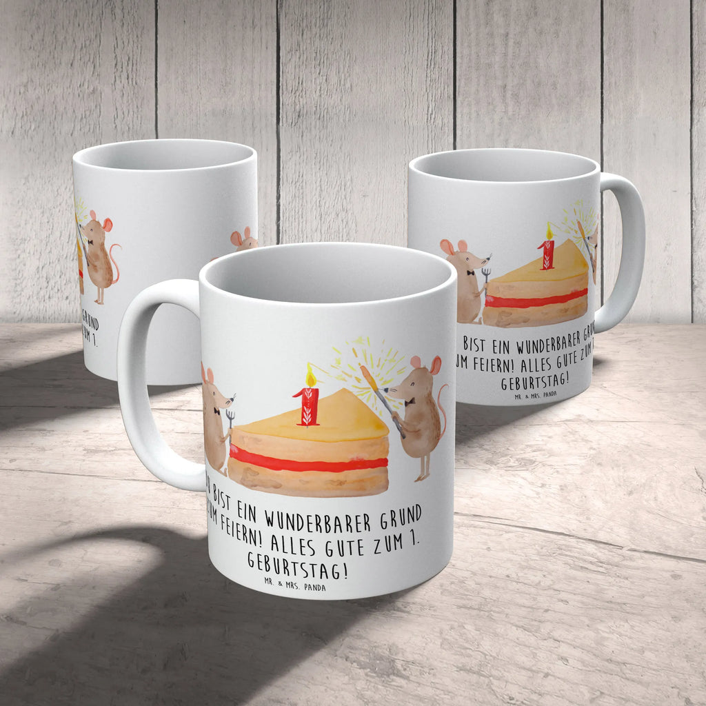 Tasse 1. Geburtstag Feiern Tasse, Kaffeetasse, Tasse mit Motiven, Porzellantasse, Teetasse, Tasse mit Zitaten, Geschenktasse, Keramiktasse, Bürotasse, Geburtstag, Geburtstagsgeschenk, Geschenk
