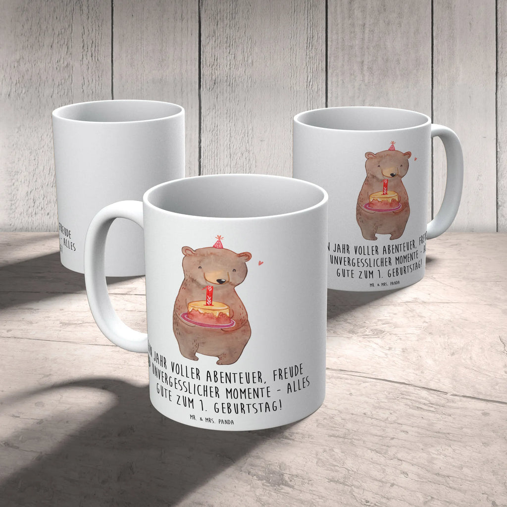 Tasse 1. Geburtstag Abenteuer Keramiktasse, Teetasse, Tasse mit Motiven, Kaffeetasse, Bürotasse, Tasse mit Zitaten, Porzellantasse, Geschenktasse, Tasse, Geburtstag, Geburtstagsgeschenk, Geschenk