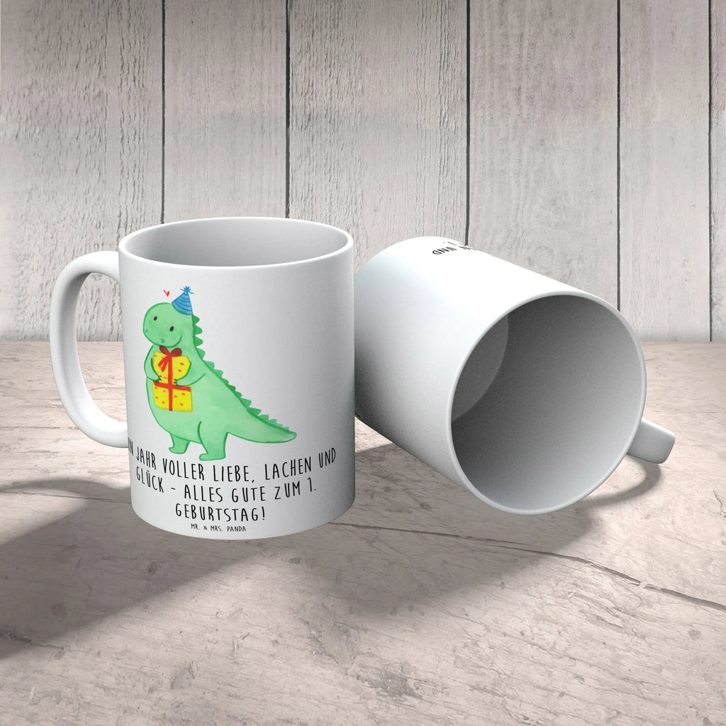 Tasse 1. Geburtstag Liebe Lachen Glück Tasse mit Zitaten, Porzellantasse, Keramiktasse, Kaffeetasse, Geschenktasse, Tasse mit Motiven, Teetasse, Tasse, Bürotasse, Geburtstag, Geburtstagsgeschenk, Geschenk