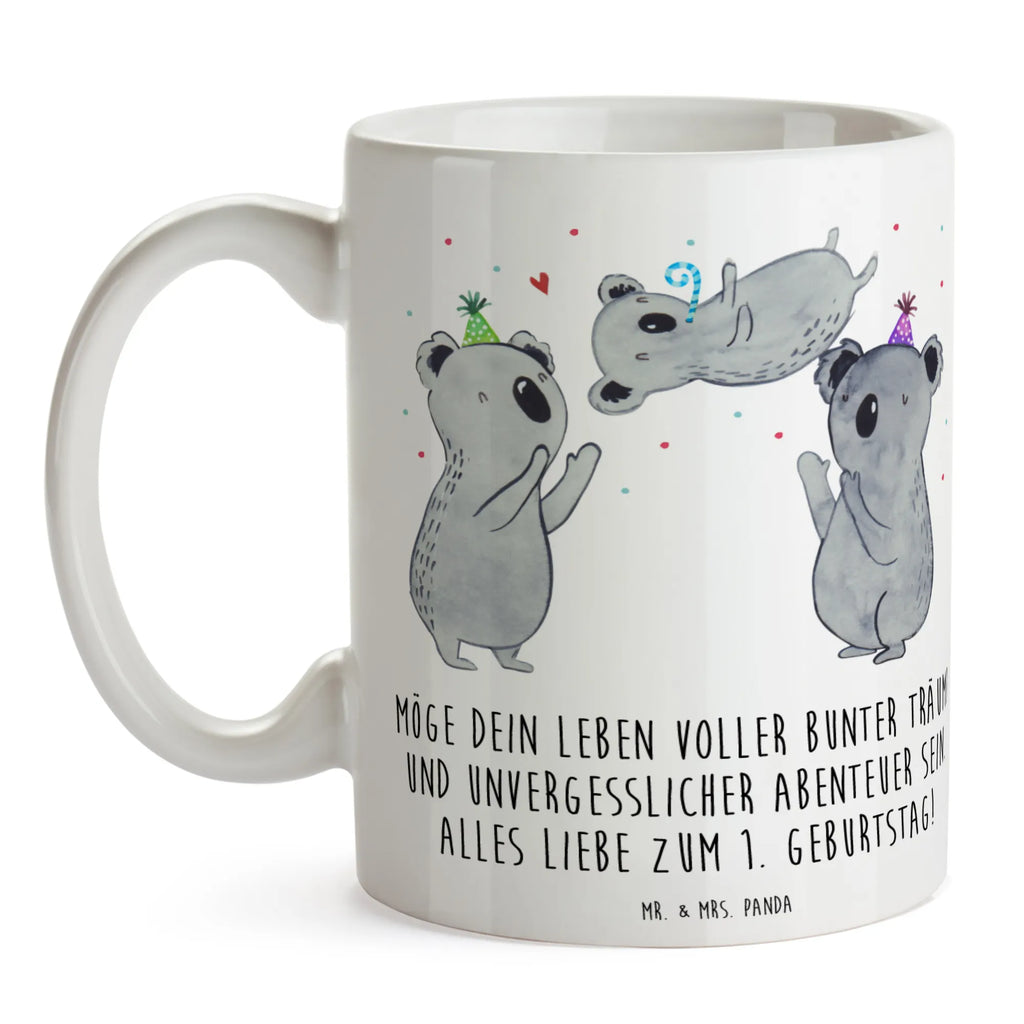 Tasse Alles Liebe zum 1. Geburtstag Keramiktasse, Tasse mit Zitaten, Geschenktasse, Tasse, Kaffeetasse, Teetasse, Porzellantasse, Tasse mit Motiven, Bürotasse, Geburtstag, Geburtstagsgeschenk, Geschenk