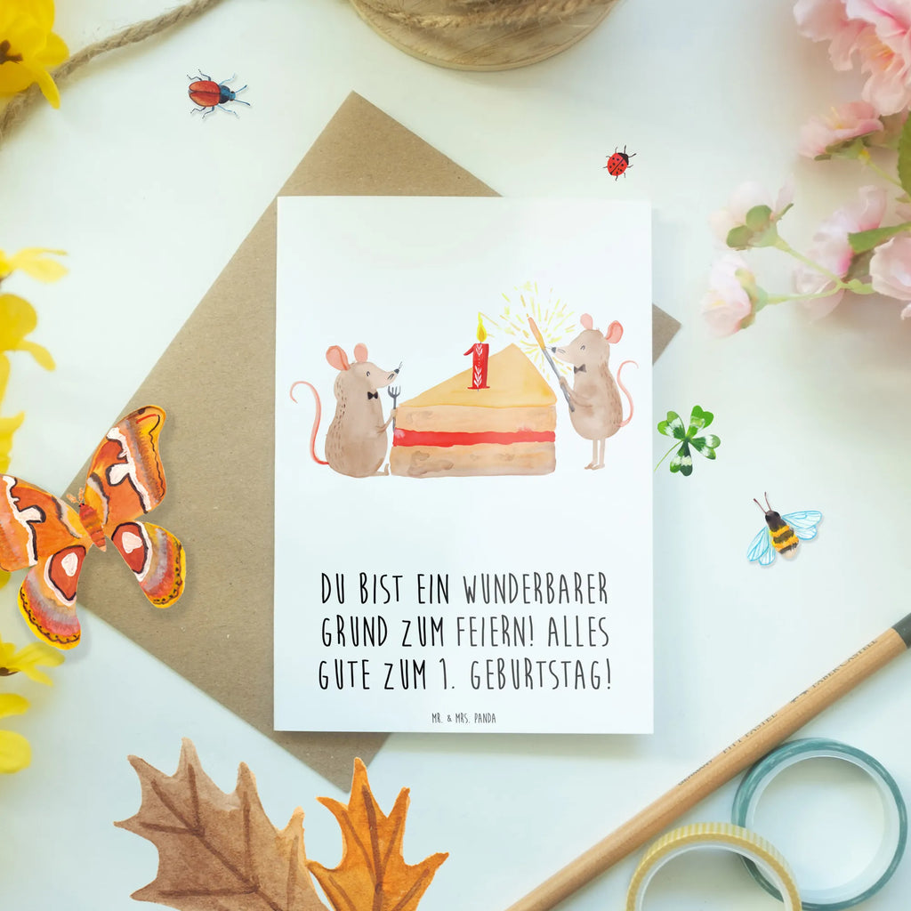 Grußkarte 1. Geburtstag Feiern Glückwunschkarte, Hochzeitskarte, Grußkarte, Karte, Klappkarte, Einladungskarte, Geburtstagskarte, Ansichtskarten, Geburtstag, Geburtstagsgeschenk, Geschenk
