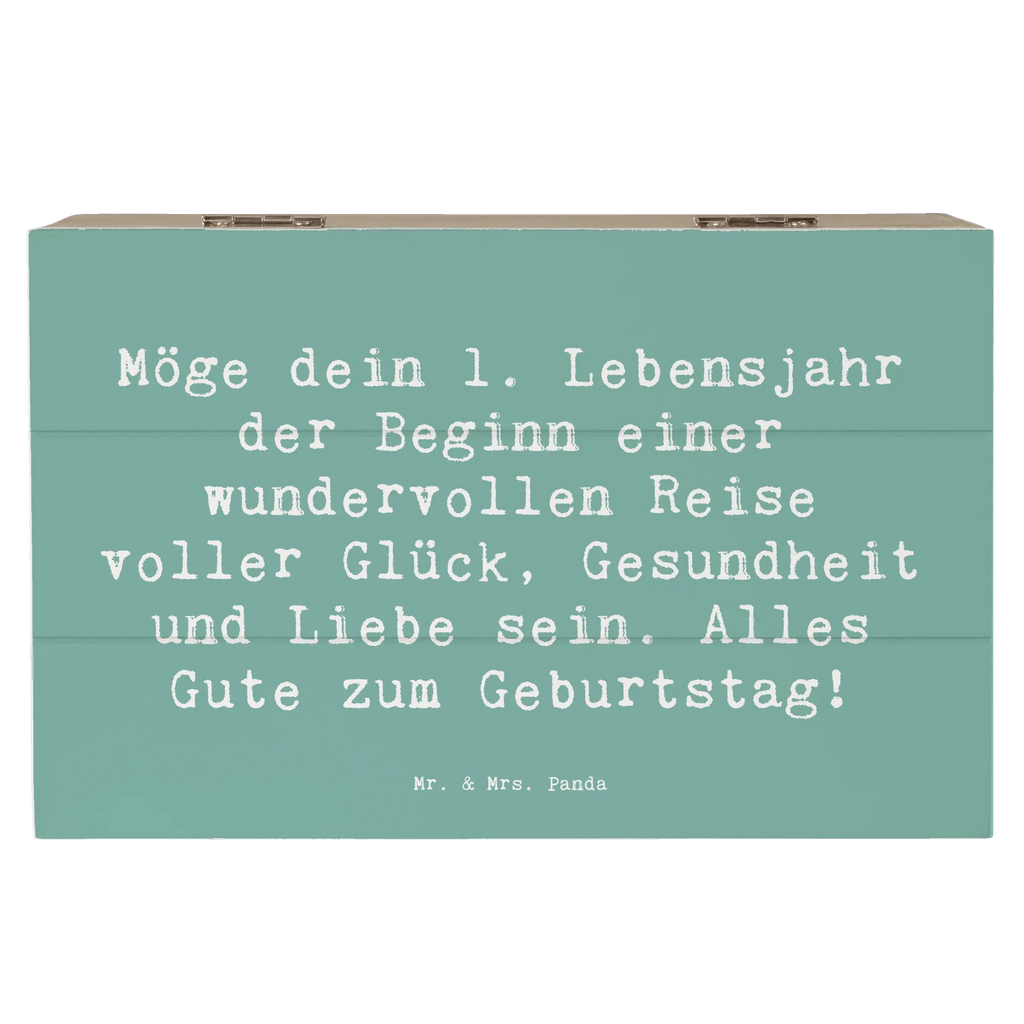 Holzkiste Spruch 1. Geburtstag Reise Geschenkbox, Dekokiste, Schatulle, Aufbewahrungsbox, Kiste, Holzkiste, Truhe, Erinnerungskiste, Erinnerungsbox, Geschenkdose, Schatzkiste, XXL, Geburtstag, Geburtstagsgeschenk, Geschenk