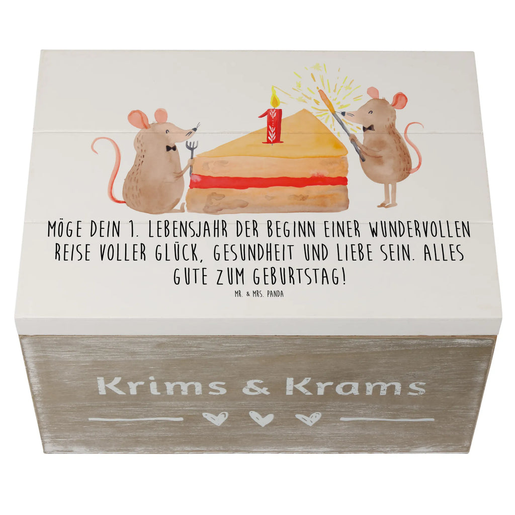 Holzkiste 1. Geburtstag Reise Truhe, Dekokiste, XXL, Geschenkdose, Holzkiste, Aufbewahrungsbox, Geschenkbox, Kiste, Erinnerungsbox, Erinnerungskiste, Schatzkiste, Schatulle, Geburtstag, Geburtstagsgeschenk, Geschenk