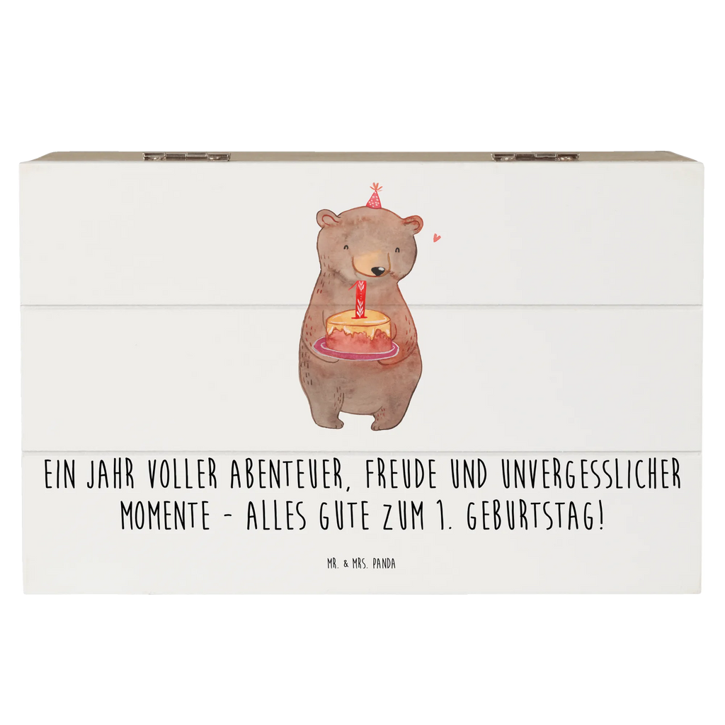 Holzkiste 1. Geburtstag Abenteuer Kiste, Geschenkbox, XXL, Aufbewahrungsbox, Holzkiste, Erinnerungskiste, Schatulle, Dekokiste, Schatzkiste, Geschenkdose, Erinnerungsbox, Truhe, Geburtstag, Geburtstagsgeschenk, Geschenk