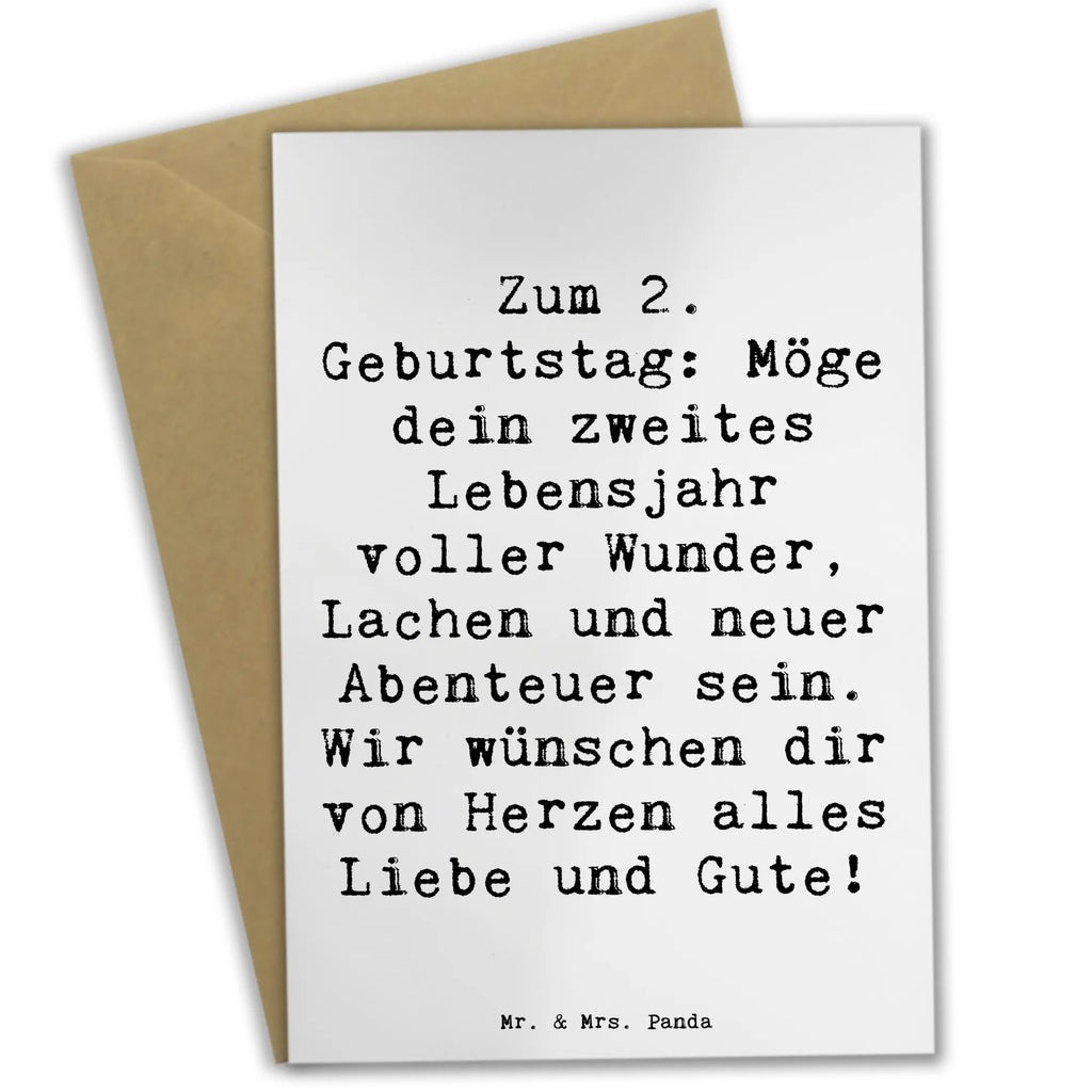 Grußkarte Spruch 2. Geburtstag Wünsche Glückwunschkarte, Hochzeitskarte, Geburtstagskarte, Ansichtskarten, Karte, Klappkarte, Einladungskarte, Grußkarte, Geburtstag, Geburtstagsgeschenk, Geschenk