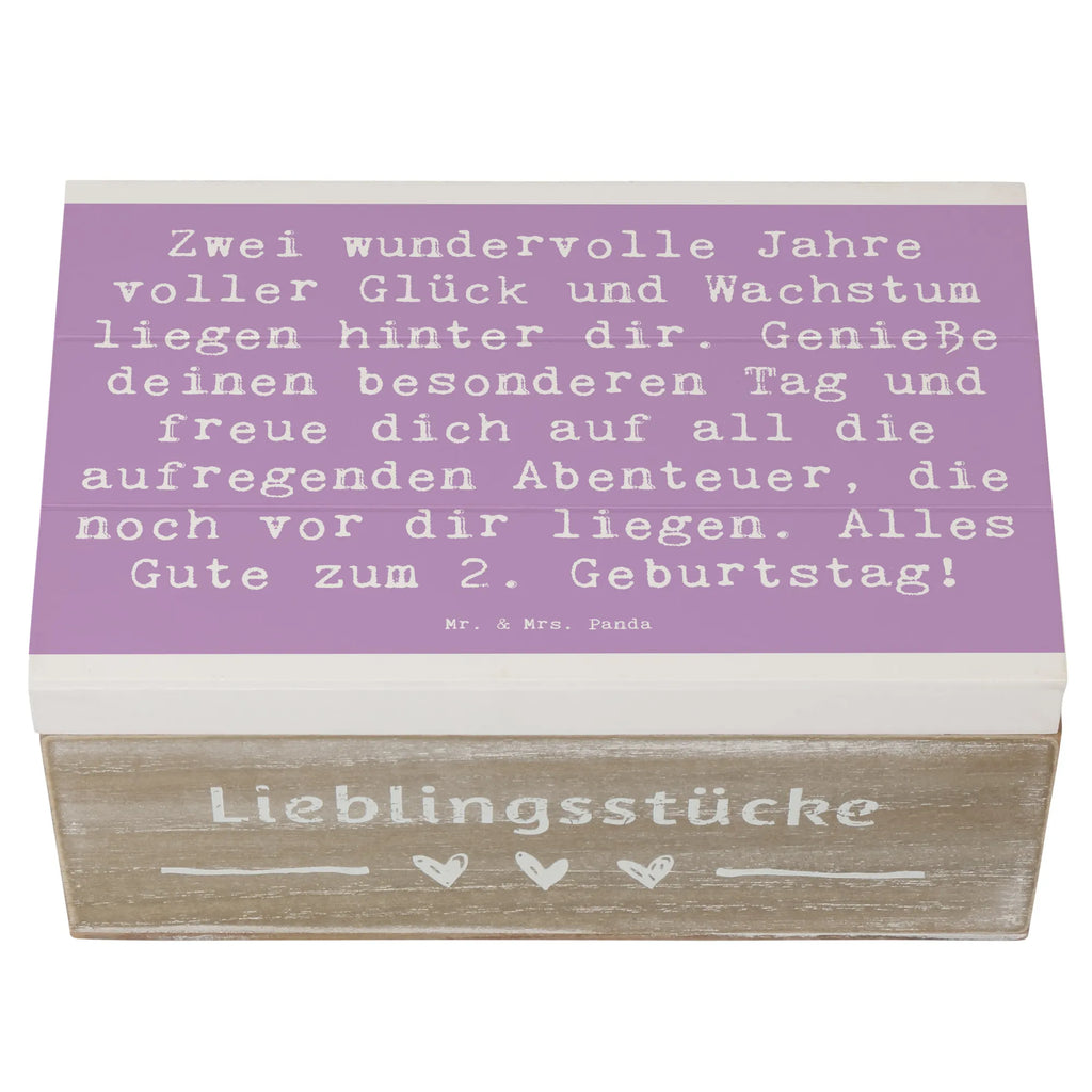 Holzkiste Spruch 2. Geburtstag Geschenkbox, Aufbewahrungsbox, XXL, Erinnerungsbox, Kiste, Schatulle, Erinnerungskiste, Holzkiste, Schatzkiste, Geschenkdose, Truhe, Dekokiste, Geburtstag, Geburtstagsgeschenk, Geschenk