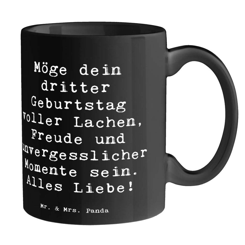 Tasse Spruch 3. Geburtstag Glück Teetasse, Keramiktasse, Kaffeetasse, Bürotasse, Porzellantasse, Tasse, Tasse mit Zitaten, Tasse mit Motiven, Geschenktasse, Geburtstag, Geburtstagsgeschenk, Geschenk