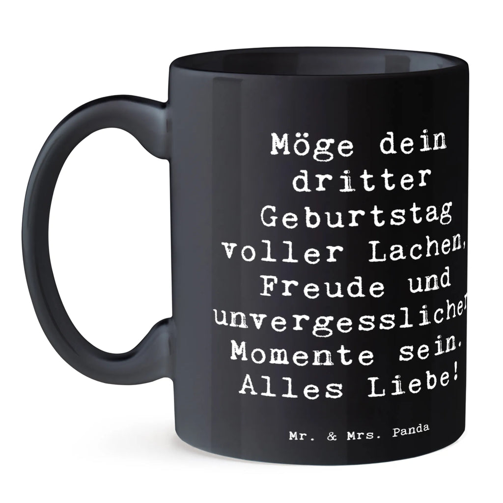 Tasse Spruch 3. Geburtstag Glück Teetasse, Keramiktasse, Kaffeetasse, Bürotasse, Porzellantasse, Tasse, Tasse mit Zitaten, Tasse mit Motiven, Geschenktasse, Geburtstag, Geburtstagsgeschenk, Geschenk