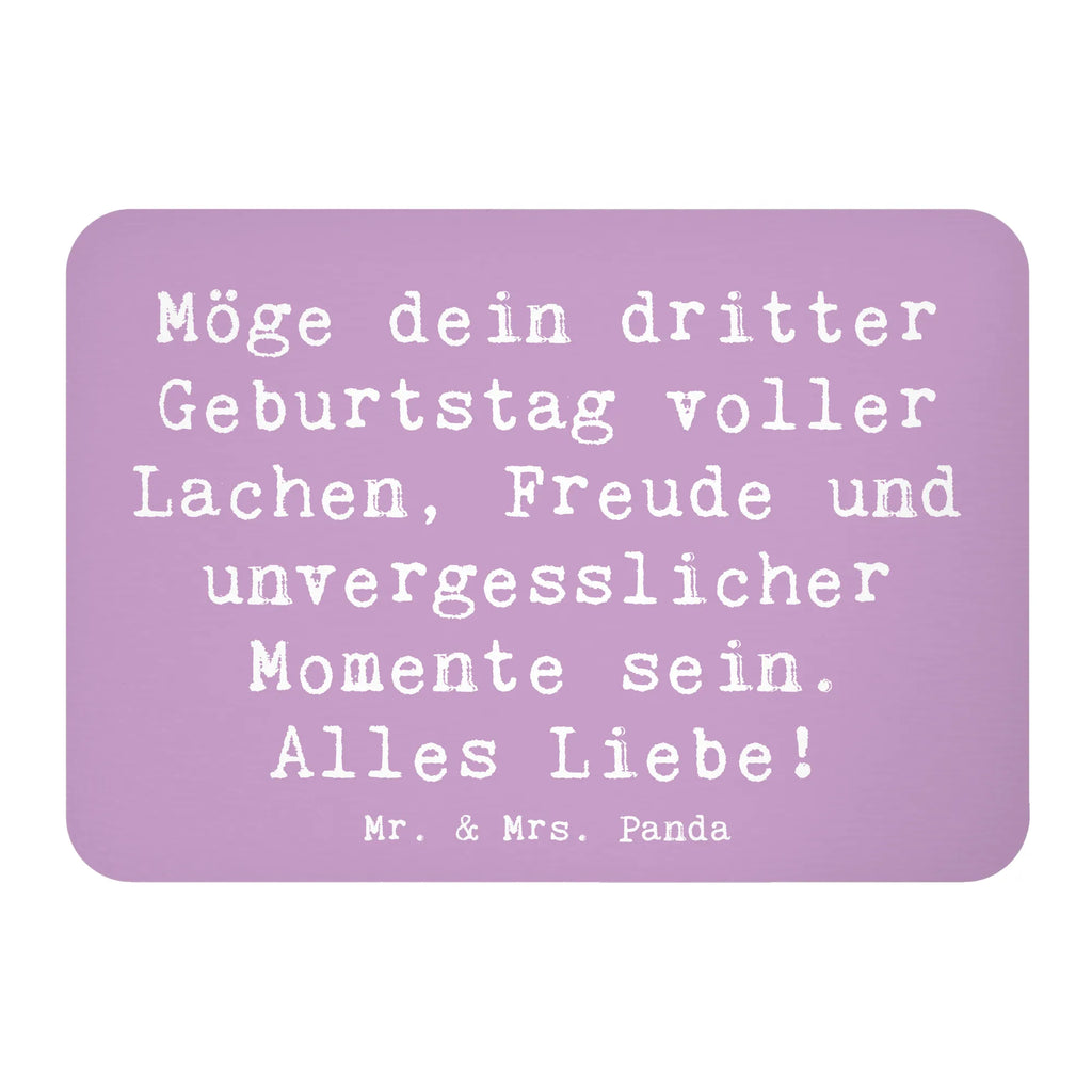 Magnet Spruch 3. Geburtstag Glück Whiteboard Magnet, Dekomagnet, Kühlschrankmagnet, Souvenir Magnet, Pinnwandmagnet, Motivmagnete, Kühlschrank Dekoration, Notiz Magnet, Geburtstag, Geburtstagsgeschenk, Geschenk