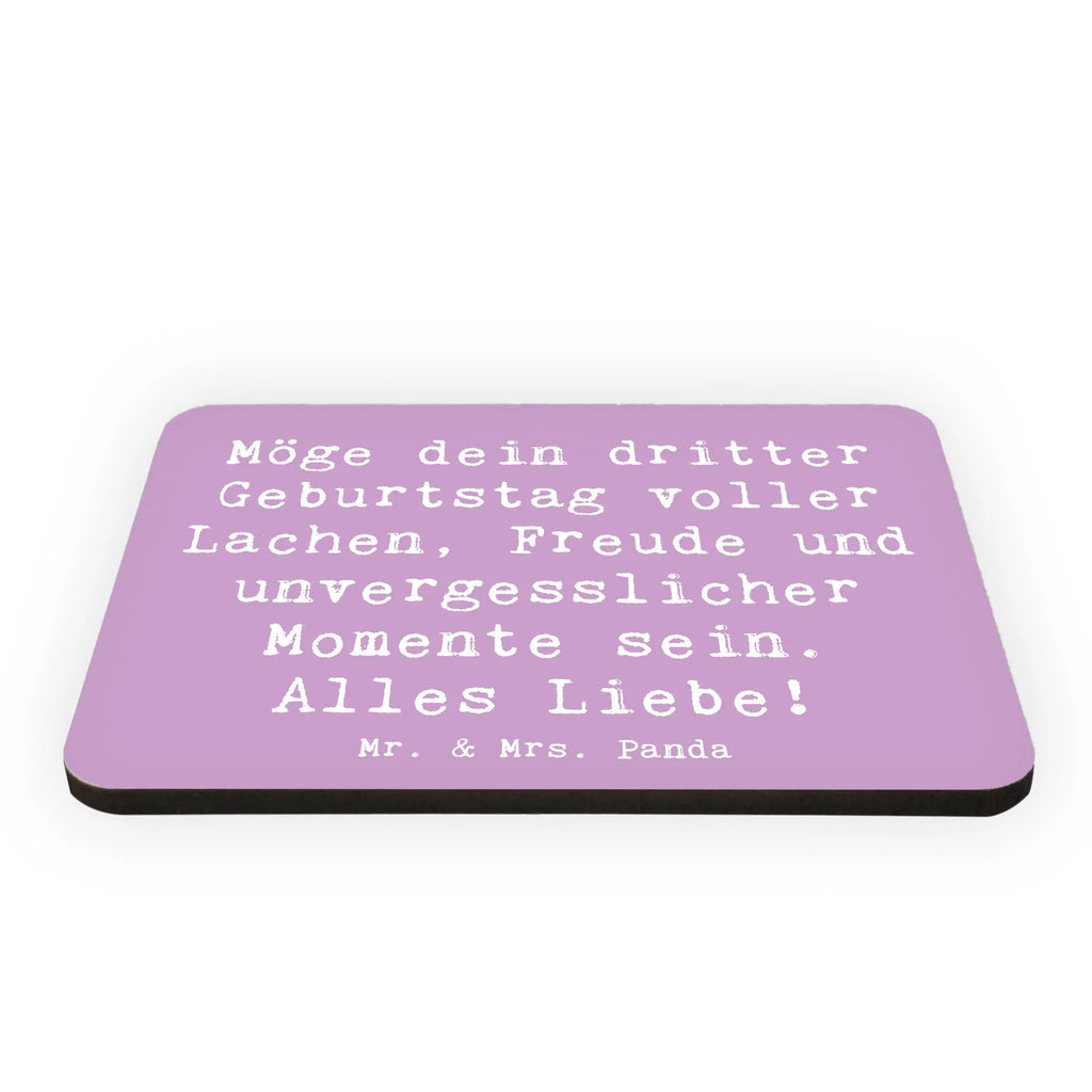 Magnet Spruch 3. Geburtstag Glück Whiteboard Magnet, Dekomagnet, Kühlschrankmagnet, Souvenir Magnet, Pinnwandmagnet, Motivmagnete, Kühlschrank Dekoration, Notiz Magnet, Geburtstag, Geburtstagsgeschenk, Geschenk