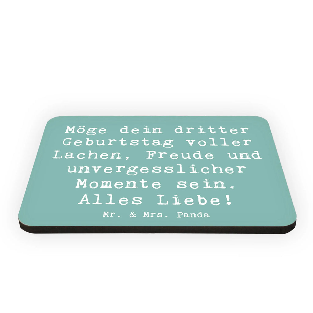 Magnet Spruch 3. Geburtstag Glück Whiteboard Magnet, Dekomagnet, Kühlschrankmagnet, Souvenir Magnet, Pinnwandmagnet, Motivmagnete, Kühlschrank Dekoration, Notiz Magnet, Geburtstag, Geburtstagsgeschenk, Geschenk