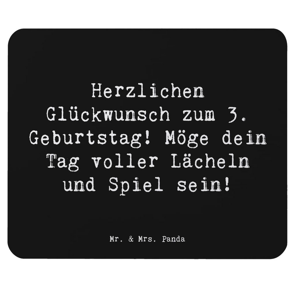 Mauspad Spruch 3. Geburtstag Lächeln und Spiel Mausunterlage, PC Zubehör, Mauspad, Designer Mauspad, Computer zubehör, Mousepad, Arbeitszimmer, Einzigartiges Mauspad, Mauspad Büro, Büroausstattung, Geburtstag, Geburtstagsgeschenk, Geschenk