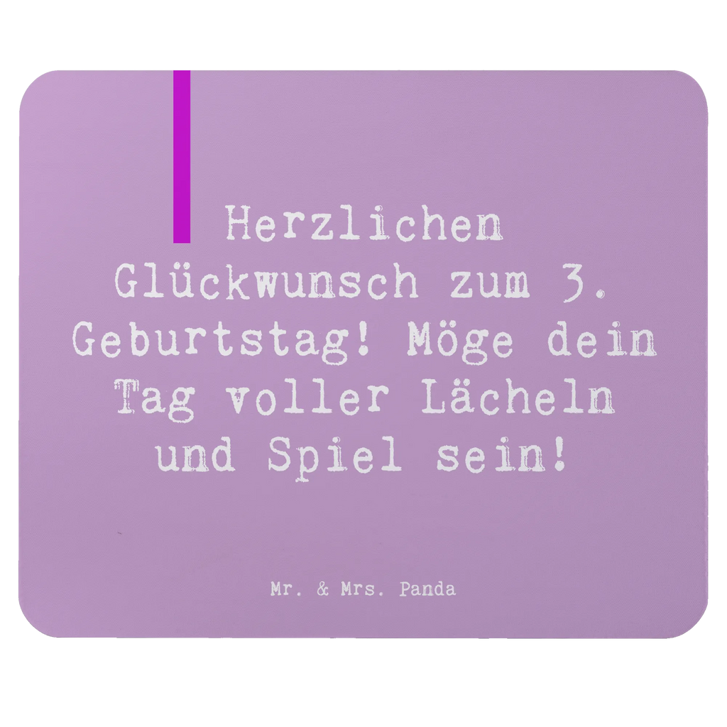 Mauspad Spruch 3. Geburtstag Lächeln und Spiel Mausunterlage, PC Zubehör, Mauspad, Designer Mauspad, Computer zubehör, Mousepad, Arbeitszimmer, Einzigartiges Mauspad, Mauspad Büro, Büroausstattung, Geburtstag, Geburtstagsgeschenk, Geschenk
