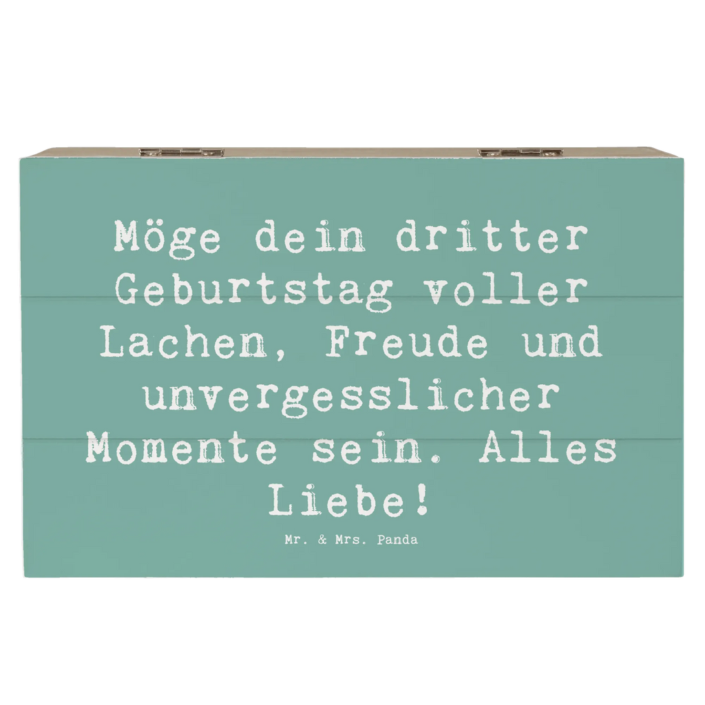 Holzkiste Spruch 3. Geburtstag Glück Geschenkdose, Kiste, XXL, Holzkiste, Geschenkbox, Erinnerungskiste, Erinnerungsbox, Schatulle, Truhe, Dekokiste, Schatzkiste, Aufbewahrungsbox, Geburtstag, Geburtstagsgeschenk, Geschenk