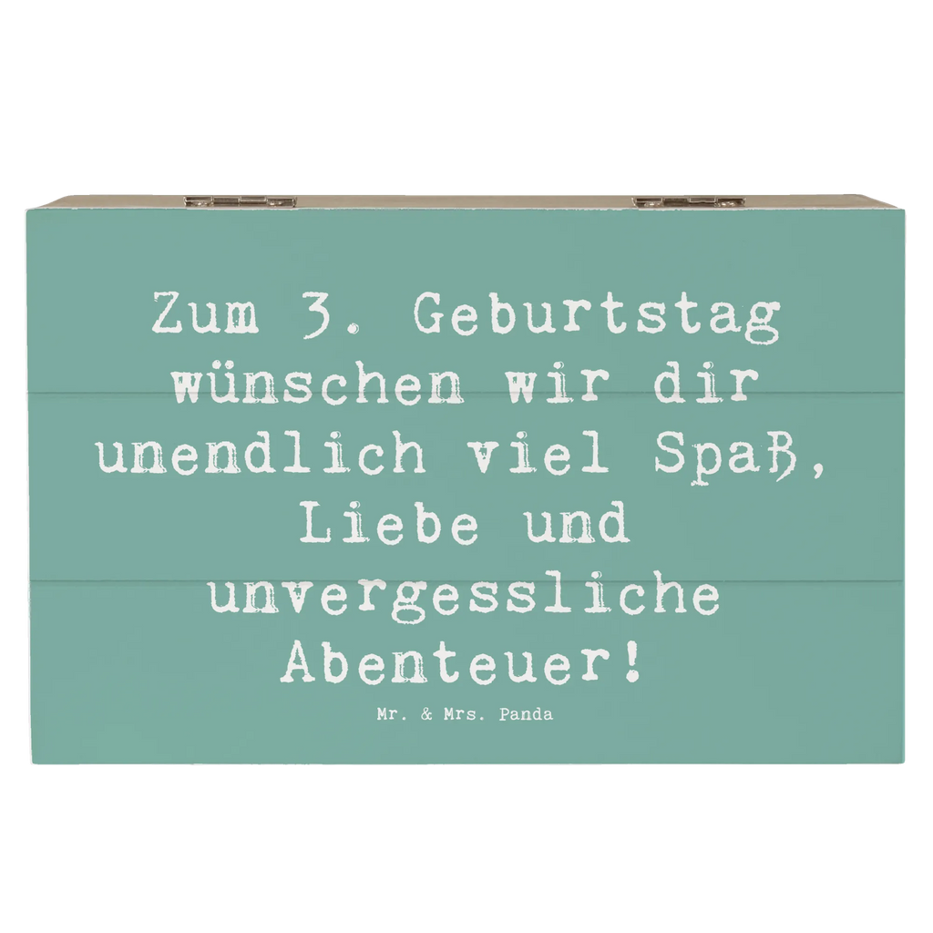 Holzkiste Spruch 3. Geburtstag XXL, Aufbewahrungsbox, Holzkiste, Erinnerungsbox, Truhe, Kiste, Dekokiste, Erinnerungskiste, Schatzkiste, Geschenkbox, Schatulle, Geschenkdose, Geburtstag, Geburtstagsgeschenk, Geschenk