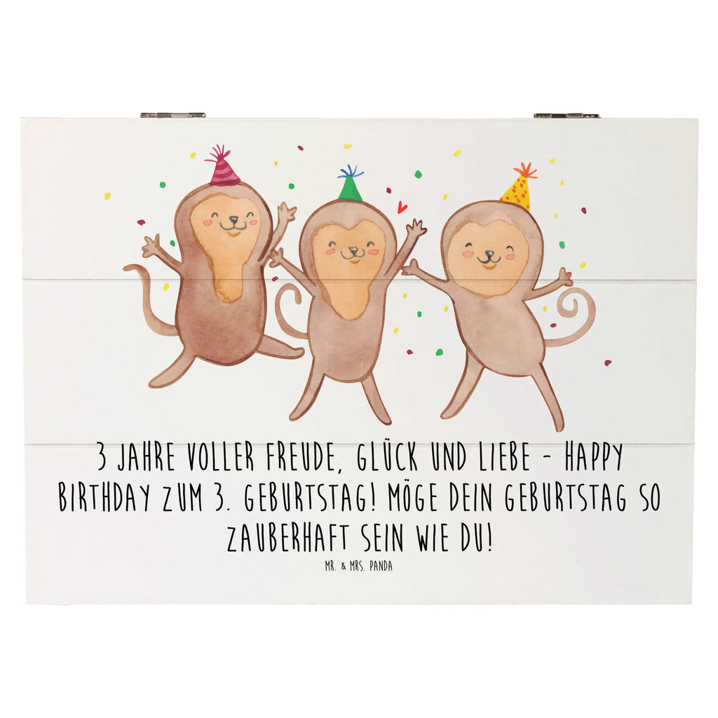 Holzkiste 3. Geburtstag Freude Erinnerungsbox, Schatzkiste, Truhe, Schatulle, Holzkiste, Aufbewahrungsbox, XXL, Geschenkbox, Dekokiste, Geschenkdose, Kiste, Erinnerungskiste, Geburtstag, Geburtstagsgeschenk, Geschenk