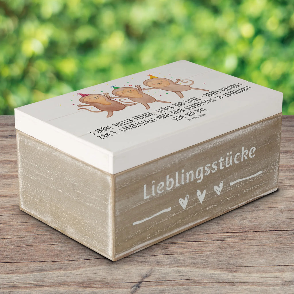 Holzkiste 3. Geburtstag Freude Erinnerungsbox, Schatzkiste, Truhe, Schatulle, Holzkiste, Aufbewahrungsbox, XXL, Geschenkbox, Dekokiste, Geschenkdose, Kiste, Erinnerungskiste, Geburtstag, Geburtstagsgeschenk, Geschenk
